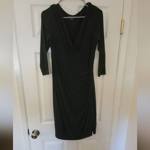 Ralph Lauren lowcut longsleeve black dress size 10
